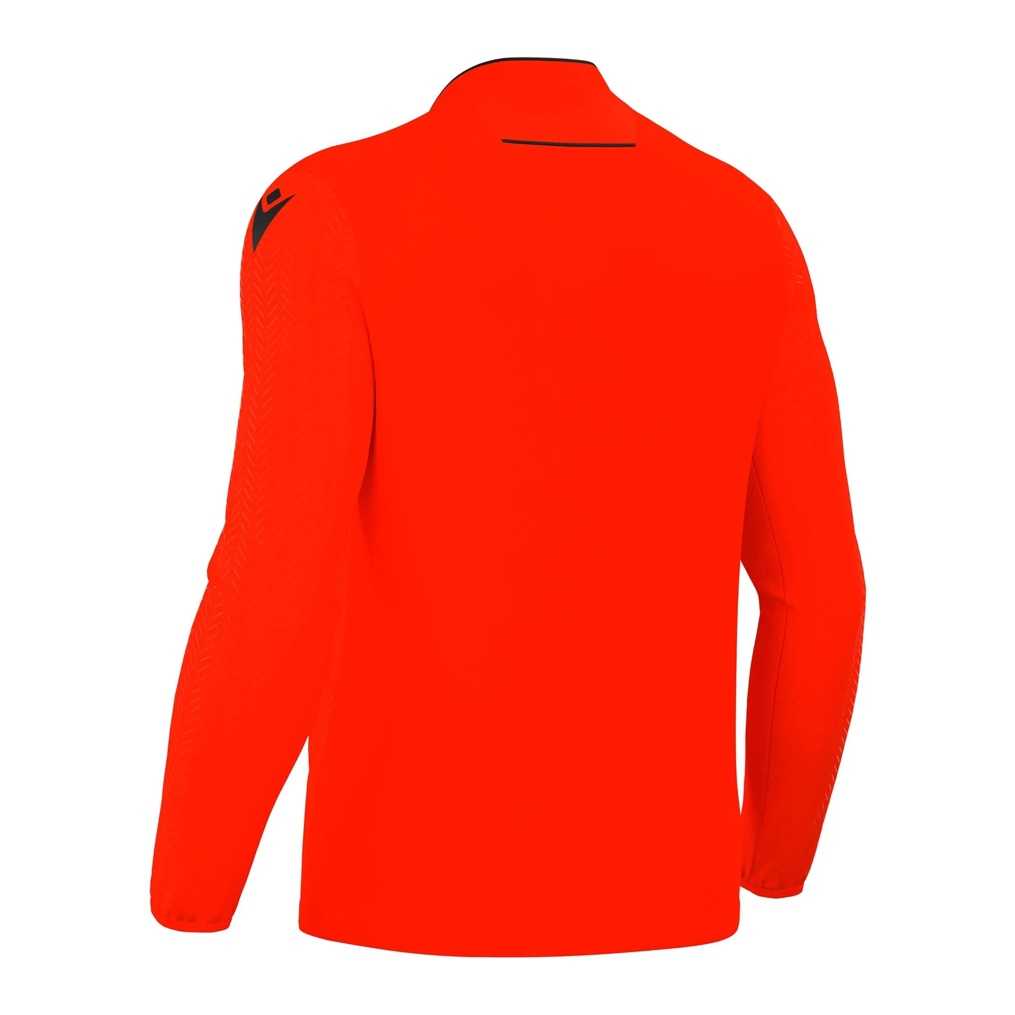 Macron Schiedsrichter Trikot Ponnet Eco Langarm Unisex Neon Red Rücken 