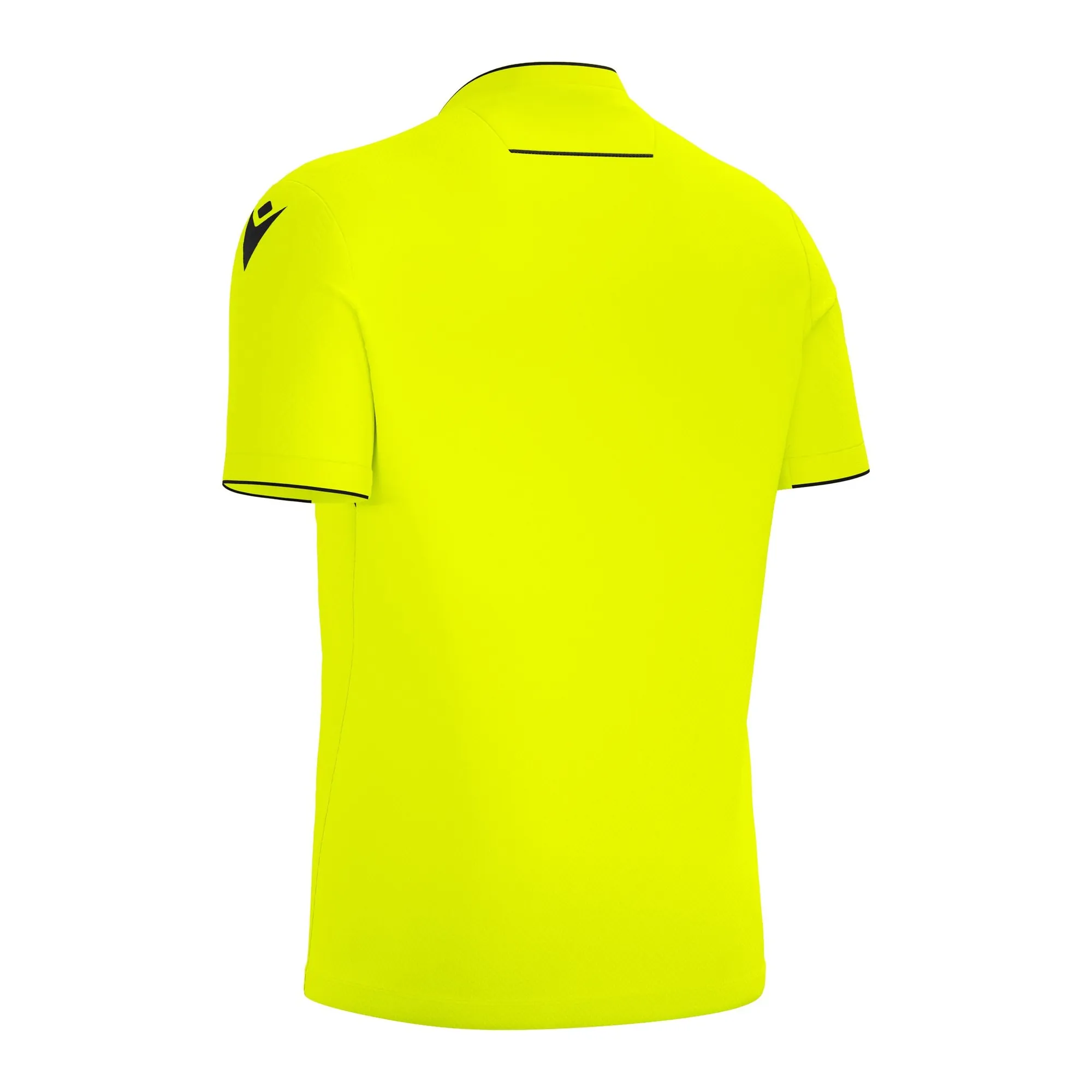 Macron Schiedsrichter Trikot Ponnet Eco Kurzarm Unisex Neon Yellow Rücken 