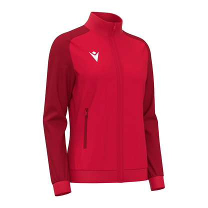 Macron Aufwärmshirt Rama Damen red Front 