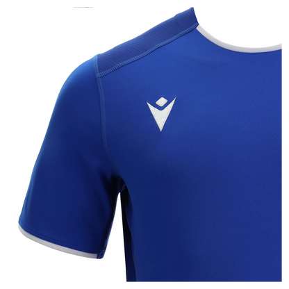 Macron Trikot Rhodium Eco Unisex Royal Blue-White Detail 