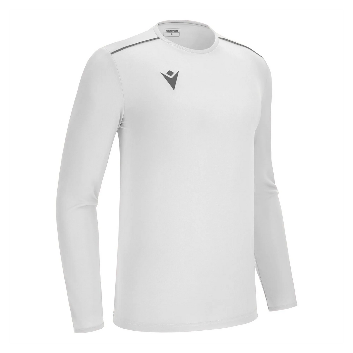 Macron Trikot RIGEL HERO Langarm Unisex White Front 