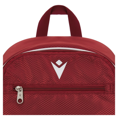 Macron Rucksack Academy Evo Unisex cardinal Rücken 