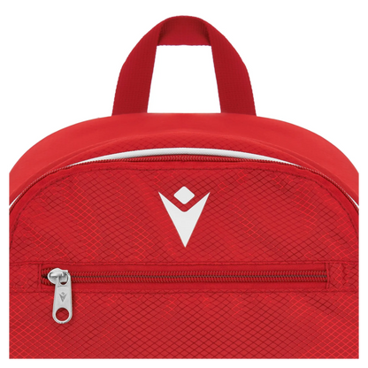 Macron Rucksack Academy Evo Unisex red Front 