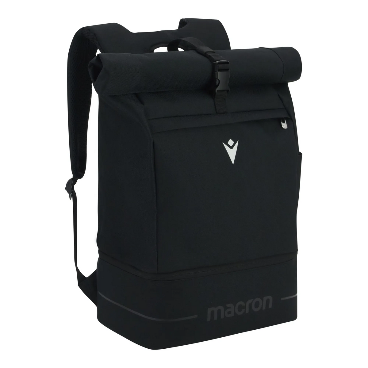 Macron Rucksack Alma Top Unisex black Front #farbe_black