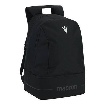 Macron Rucksack Crew M Unisex black Front 