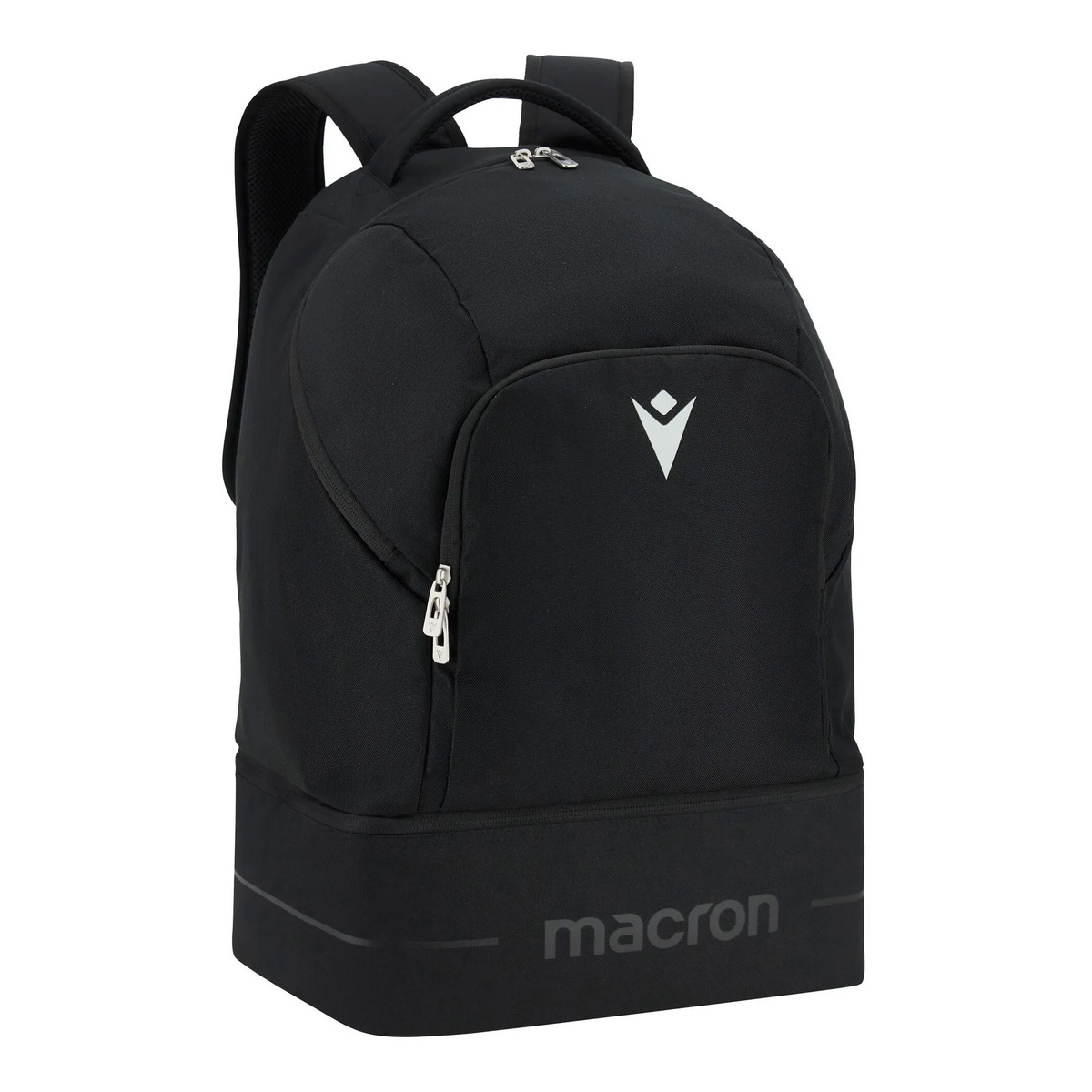 Macron Rucksack Rookie M Unisex black Front #farbe_black