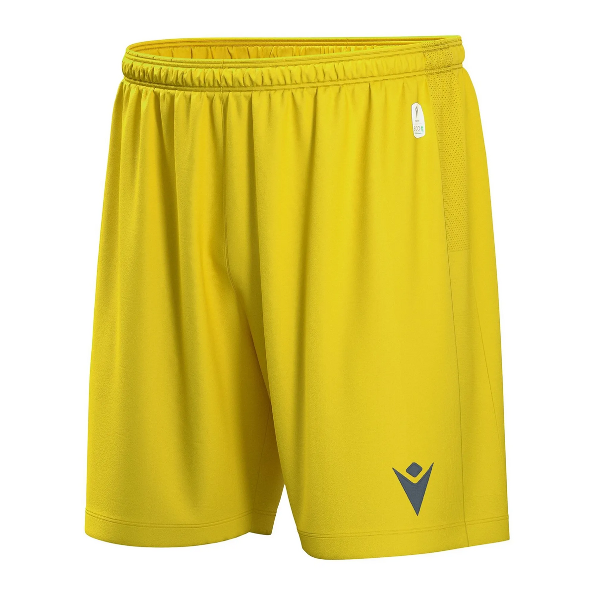 Macron Short Skara Eco Unisex yellow Front 