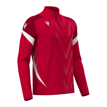 Macron Aufwärmshirt Starfall Unisex red Front 