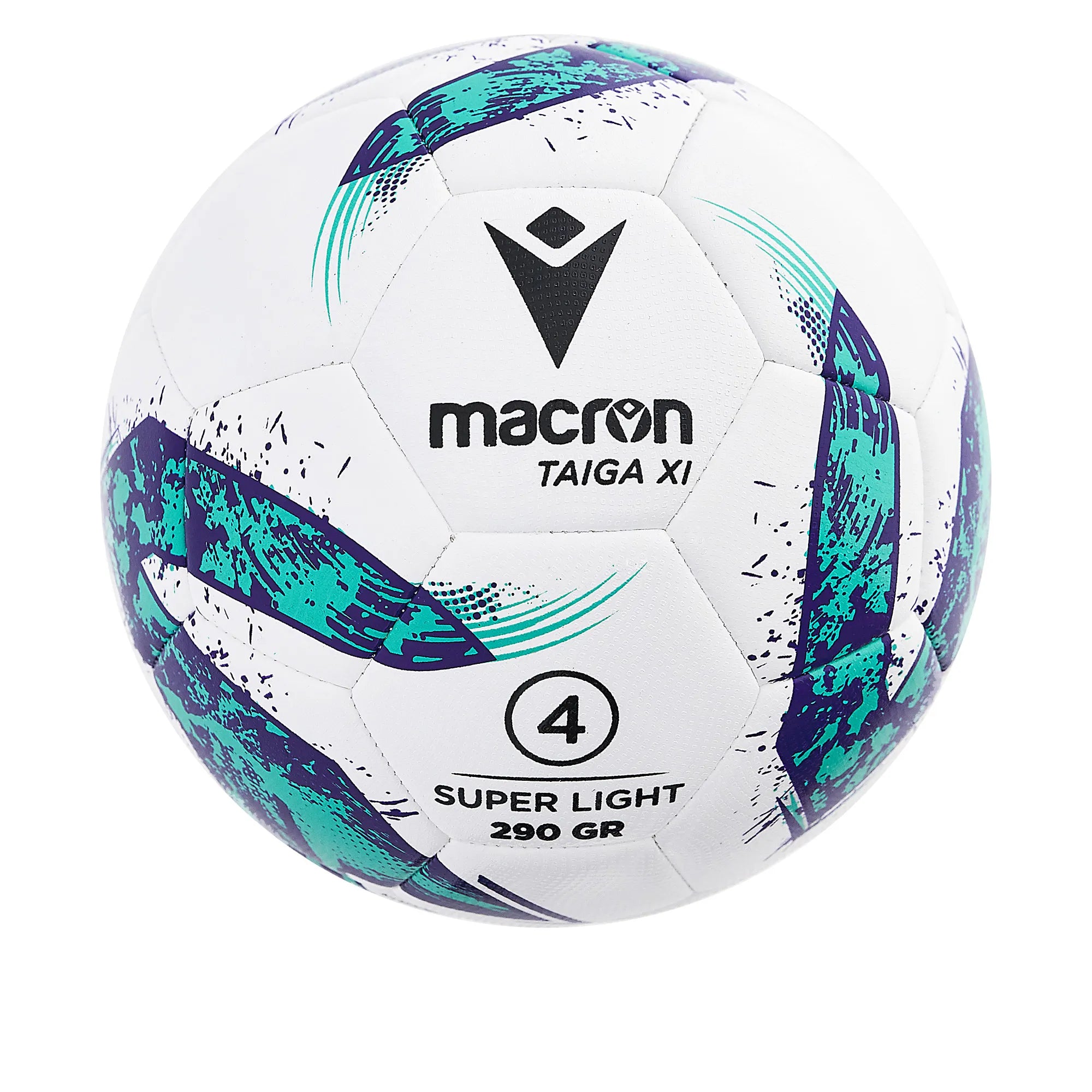 Macron Fußball TAIGA XI SLIGHT N.4 GR 290 Unisex white Front #farbe_white