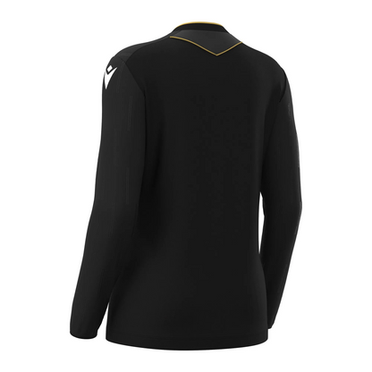 Macron Schiedsrichter Trikot Tess Eco Langarm Damen Black Rücken 
