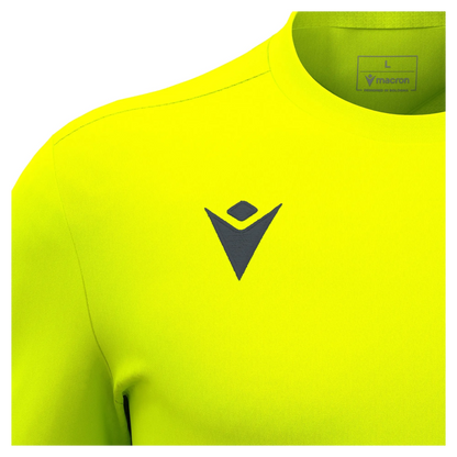 Macron Trikot Void Unisex Fluorgelb Detail 