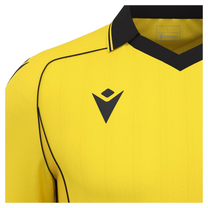Macron Trikot Warden Eco Unisex Yellow-Black Detail 