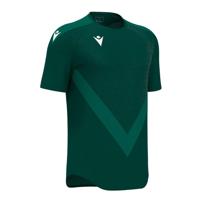 Macron Trikot WISP Unisex Bottle Green-Bottle Green Front 