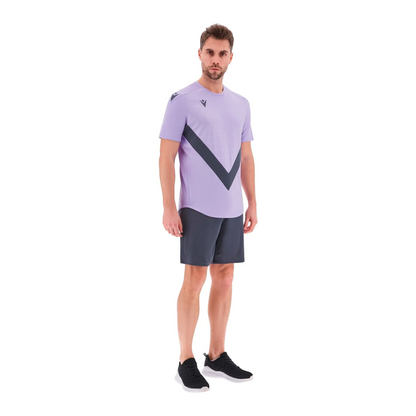 Macron Trikot WISP Unisex Lillac-Anthracite Detail 