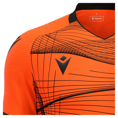 Macron Trikot Wyvern Eco Unisex Orange-Black Detail 