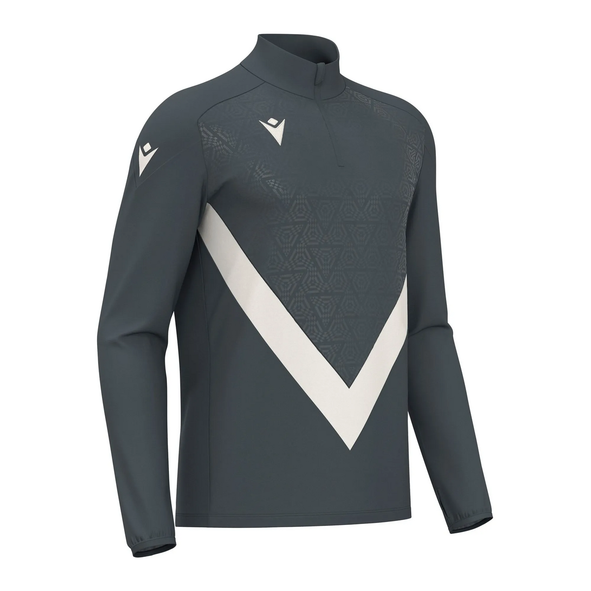 Macron Aufwärmshirt Yaruga Unisex anthracite Front #farbe_anthracite