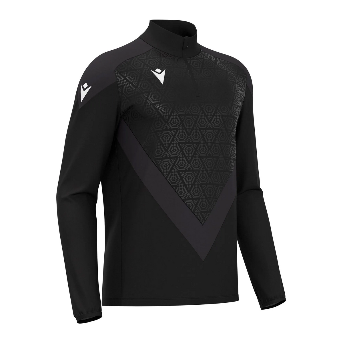 Macron Aufwärmshirt Yaruga Unisex black Front 