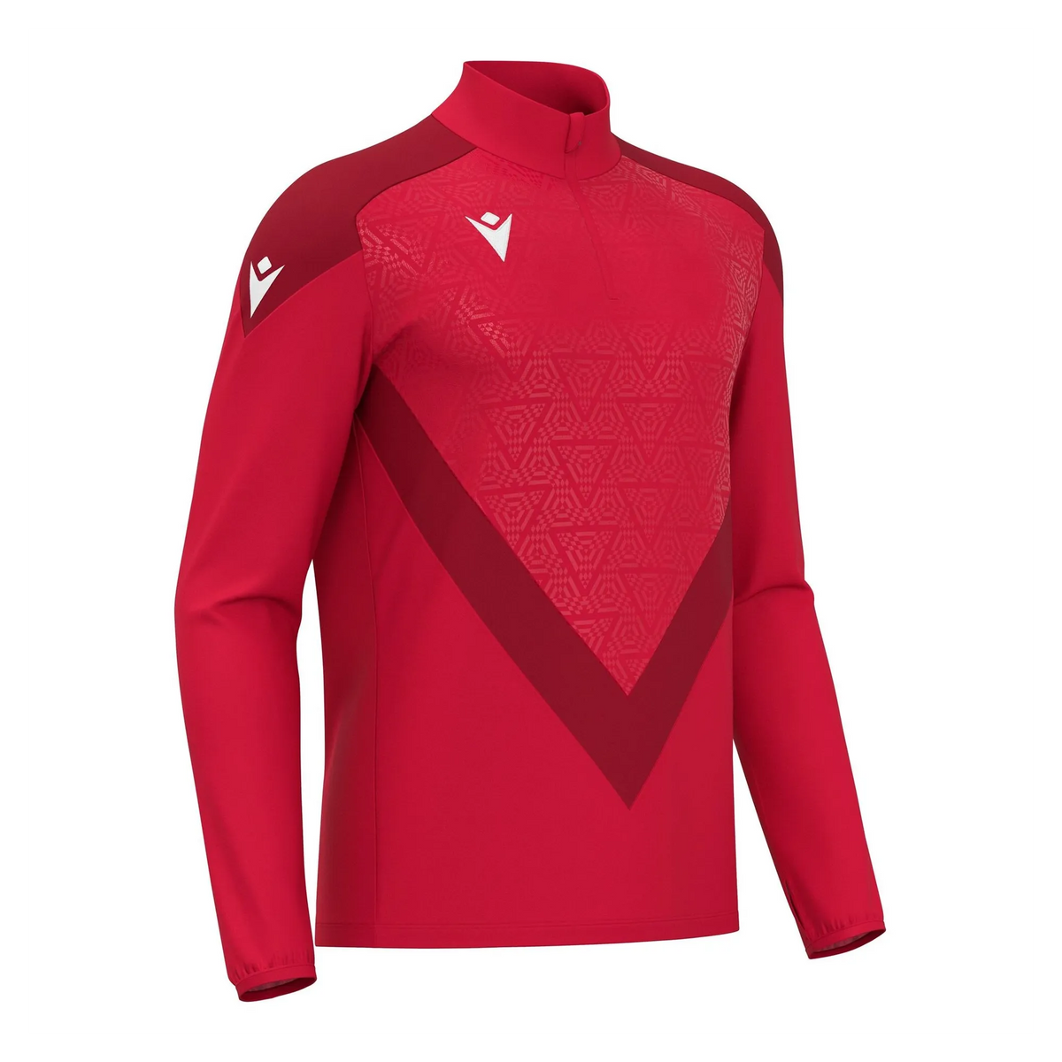 Macron Aufwärmshirt Yaruga Unisex red Front 