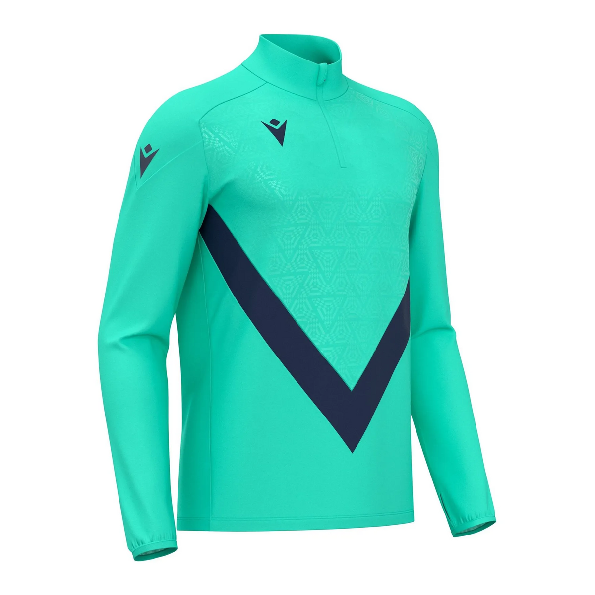 Macron Aufwärmshirt Yaruga Unisex turquoise Front 