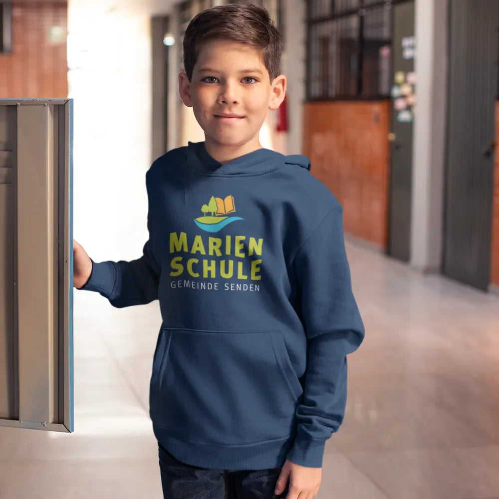BIGTIME Kapuzenpullover Marienschule Senden – Kinder Front