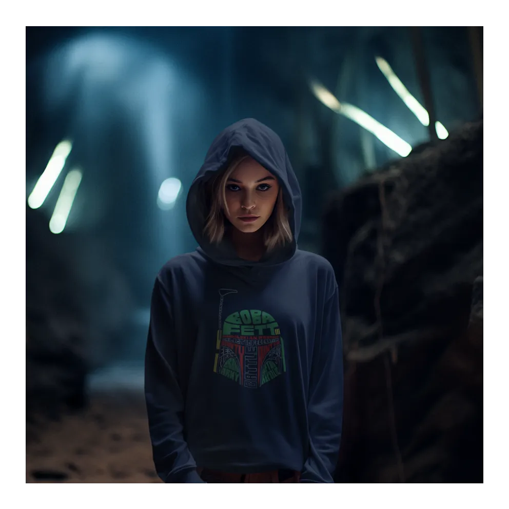 BIGTIME May the 4th Boba Fett Hoodie Kinder Navyblau Front 