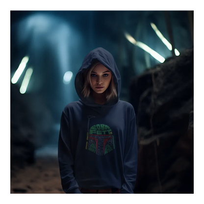 BIGTIME May the 4th Boba Fett Hoodie Kinder Navyblau Front 