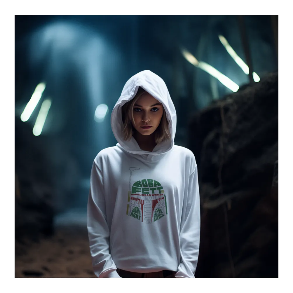 BIGTIME May the 4th Boba Fett Hoodie Kinder Weiß Front 