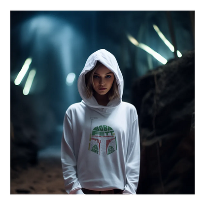 BIGTIME May the 4th Boba Fett Hoodie Kinder Weiß Front 