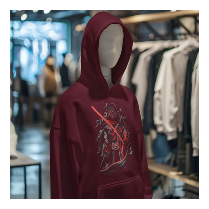 BIGTIME May the 4th Dark Side Hoodie Unisex Burgundy Front 