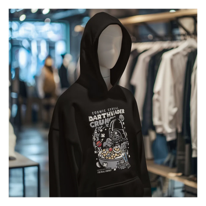 BIGTIME May the 4th Darth Vader Crunch Cereal Hoodie Unisex Schwarz Front 