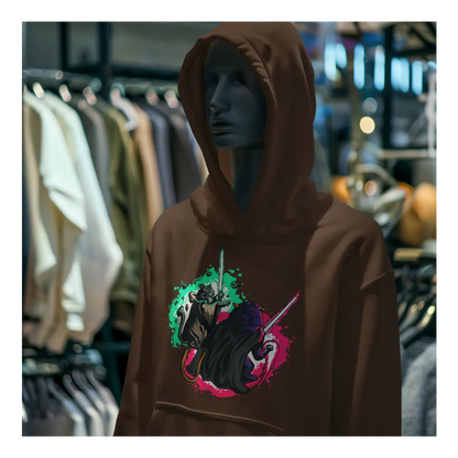 BIGTIME May the 4th Jedi Cats Hoodie Kinder Braun Front 