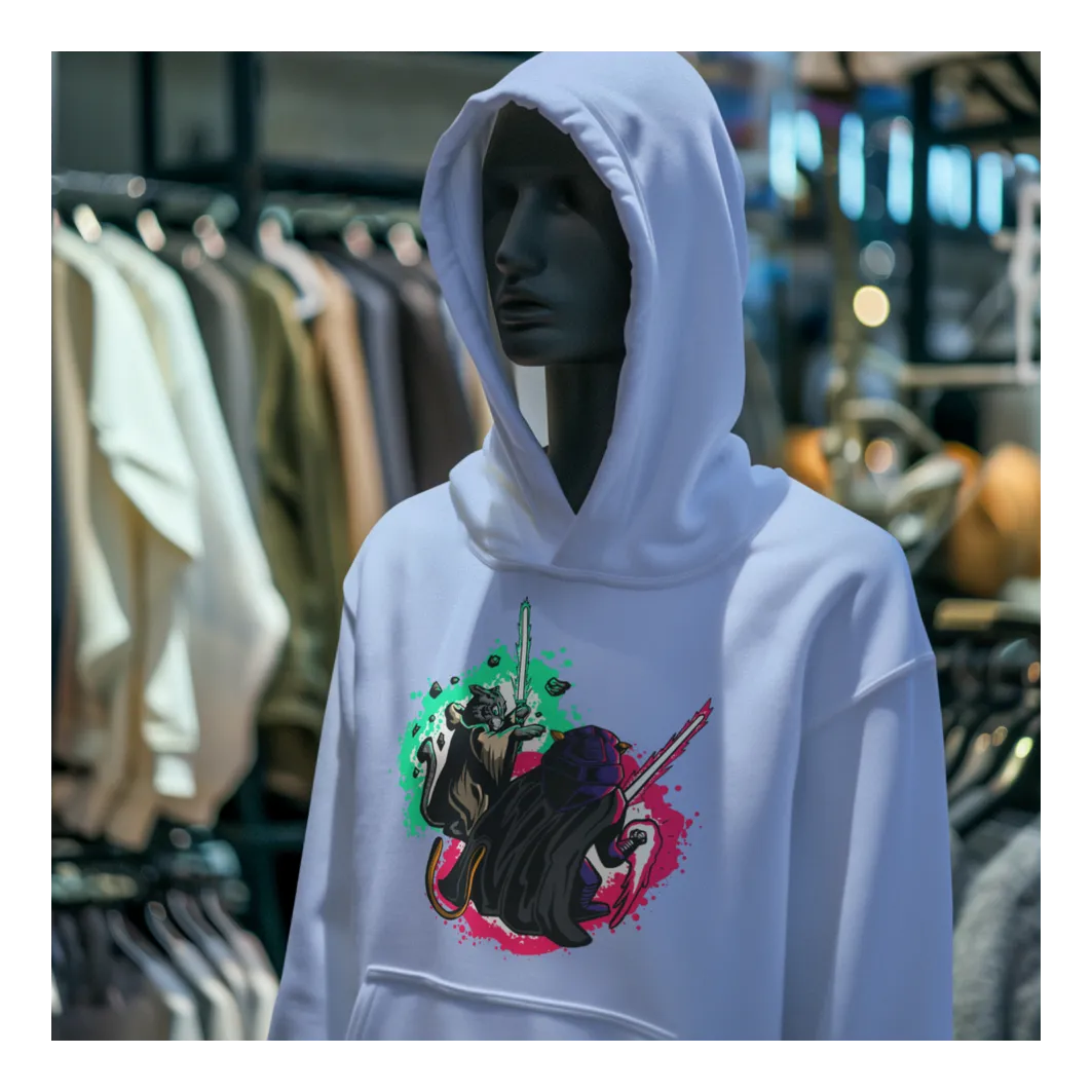 BIGTIME May the 4th Jedi Cats Hoodie Kinder Himmelblau Front 