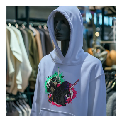 BIGTIME May the 4th Jedi Cats Hoodie Unisex Himmelblau Front 