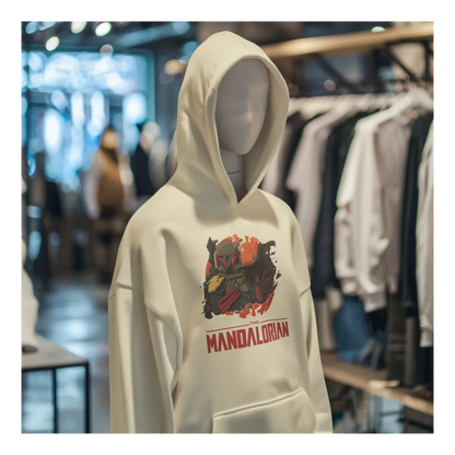 BIGTIME May the 4th Mandalorian - 1 Hoodie Unisex Sand Front 