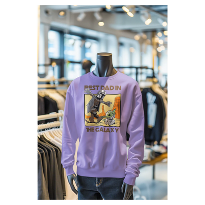 BIGTIME May the 4th Mandalorian - 3 Sweatshirt Kinder Violet Front 