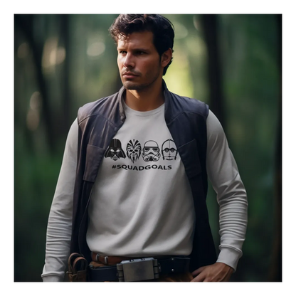 BIGTIME May the 4th Squadgoals Sweatshirt Kinder Hellgrau Front 