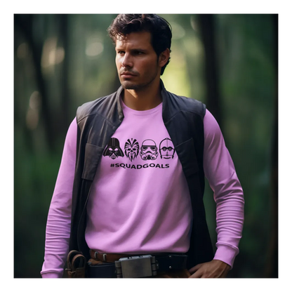 BIGTIME May the 4th Squadgoals Sweatshirt Unisex Rosa Front 