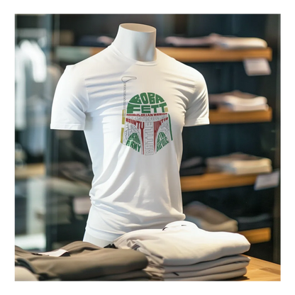 BIGTIME May the 4th Star Wars Boba Fett T-Shirt Unisex Weiß Front 
