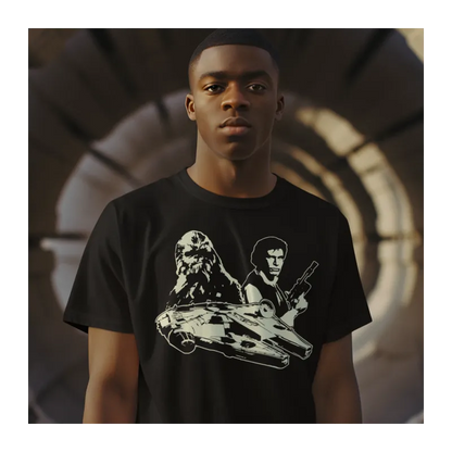 BIGTIME May the 4th Star Wars Han Solo T-Shirt Kinder Schwarz Front 