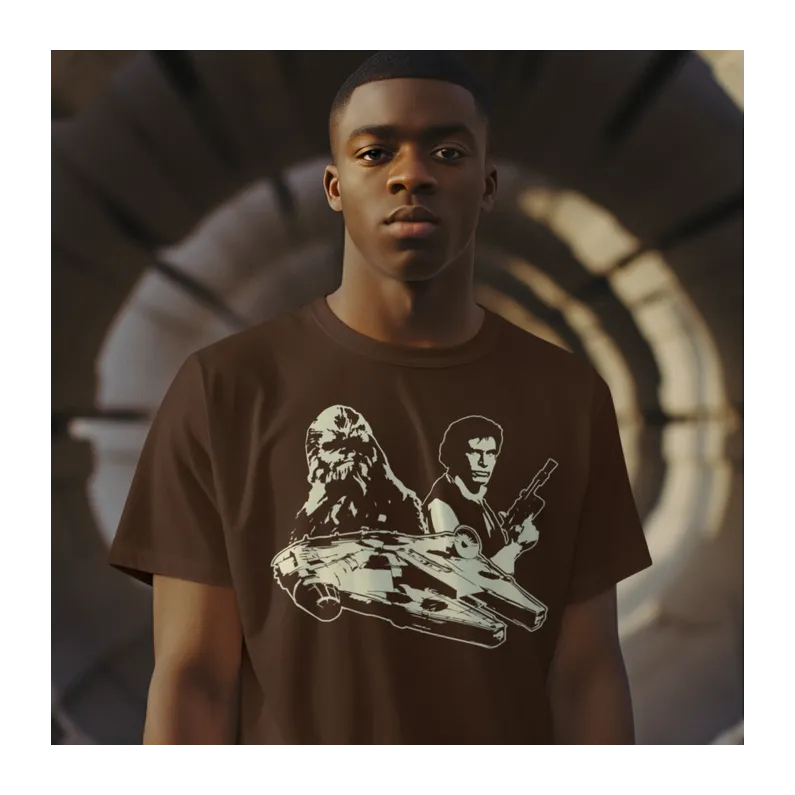 BIGTIME May the 4th Star Wars Han Solo T-Shirt Unisex Braun Front 