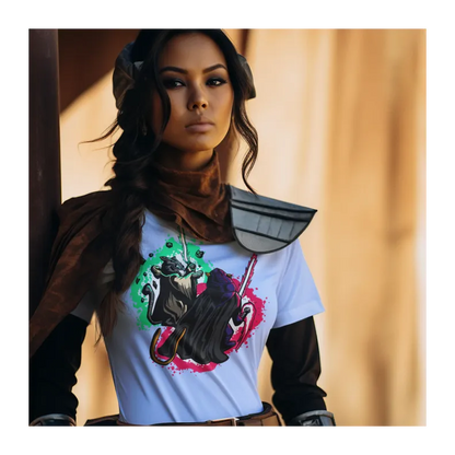 BIGTIME May the 4th Star Wars Jedi Cats T-Shirt Kinder Himmelblau Front 