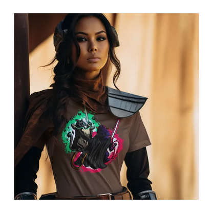 BIGTIME May the 4th Star Wars Jedi Cats T-Shirt Unisex Braun Front 
