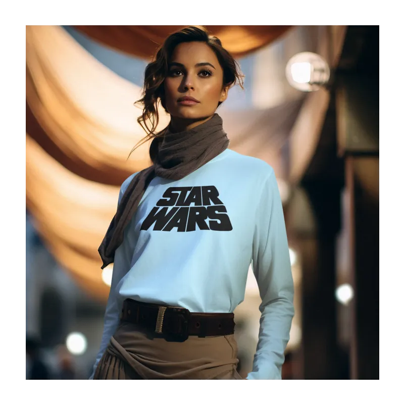 BIGTIME May the 4th Star Wars Title - 1 Sweatshirt Kinder Himmelblau Front 