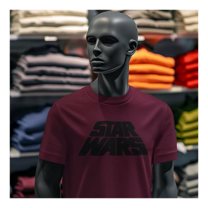 BIGTIME May the 4th Star Wars Title - 1 T-Shirt Unisex Burgundy Front 