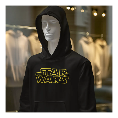 BIGTIME May the 4th Star Wars Title - 2 Hoodie Kinder Schwarz Front 