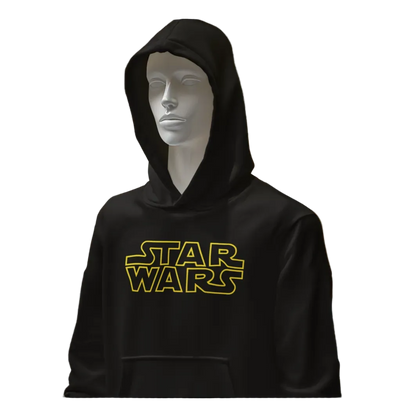 BIGTIME May the 4th Star Wars Title - 2 Hoodie Unisex Schwarz Front 