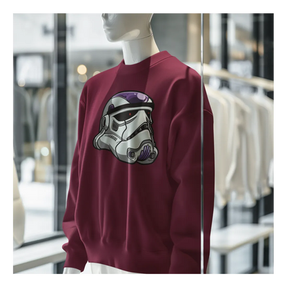 BIGTIME May the 4th Stormtrooper - 2 Sweatshirt Unisex Burgundy Front 