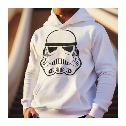 BIGTIME May the 4th Stormtrooper - 3 Hoodie Unisex Weiß Front 