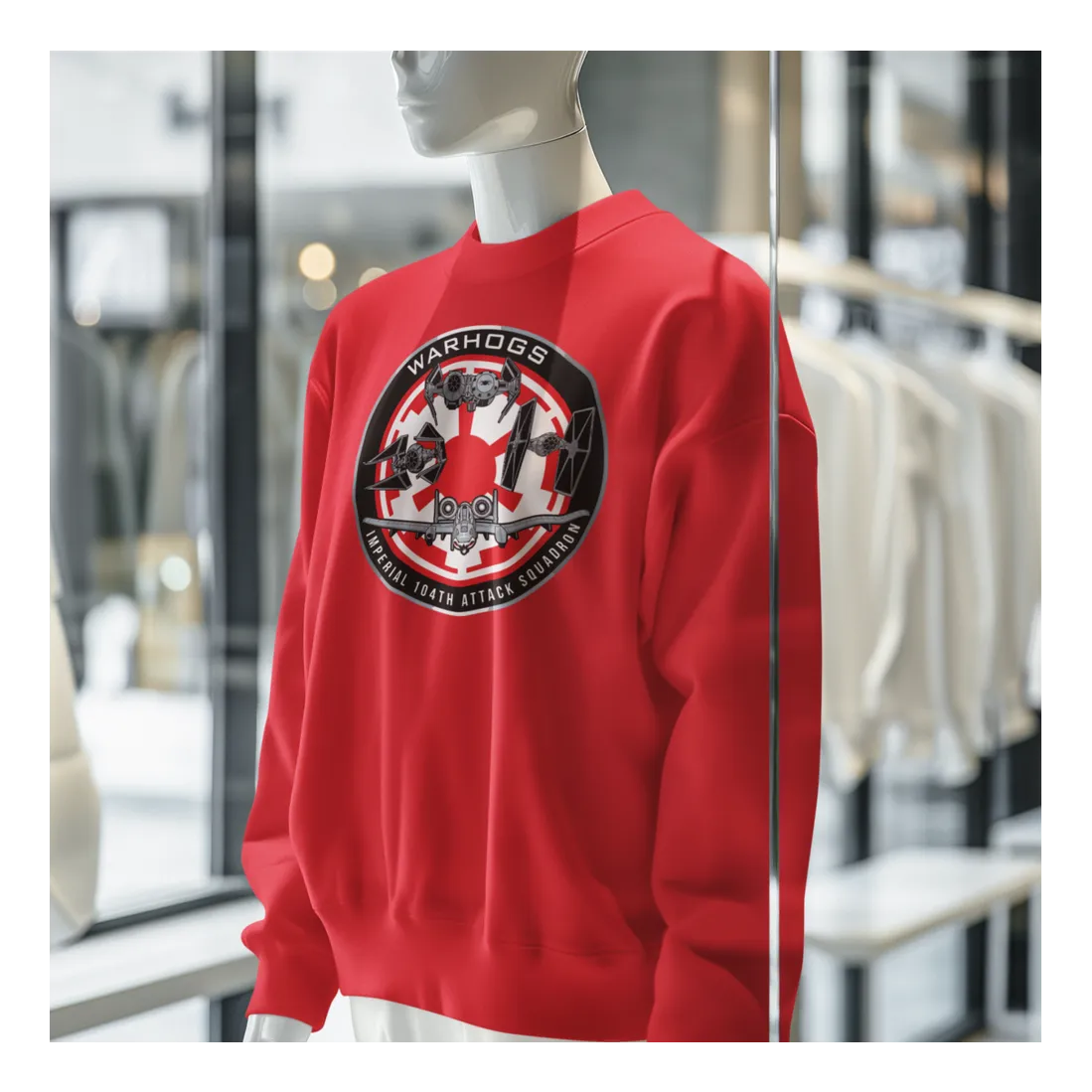 BIGTIME May the 4th Warhogs Sweatshirt Kinder Rot Front 