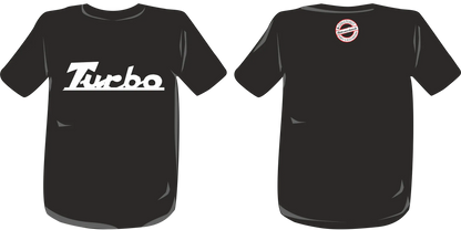 BIGTIME Motorenschmiede TURBO T-Shirt schwarz Ansicht